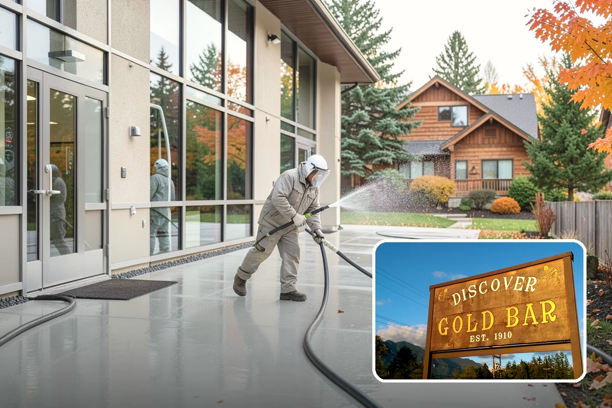 Deck Mildew Removal in Gold Bar, Snohomish County, WA - Kills mildew at the source, not just the film