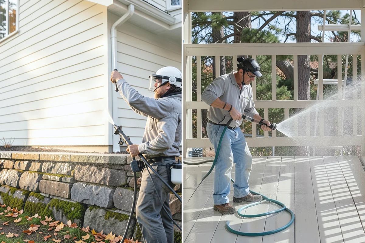 Deck Mildew Removal in Granite Falls, Snohomish County, WA - Apply a mildew-killing treatment to the boards