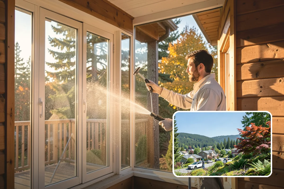 Deck Mildew Removal in Index, Snohomish County, WA - Kills mildew at the source, not just the film