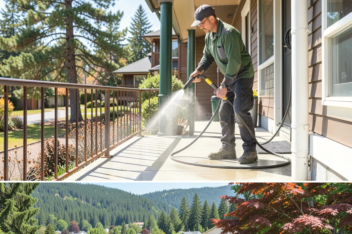 Deck Mildew Removal in Index, Snohomish County, WA - Remove deck mildew in late spring and again in fall to stay ahead of damp conditions.