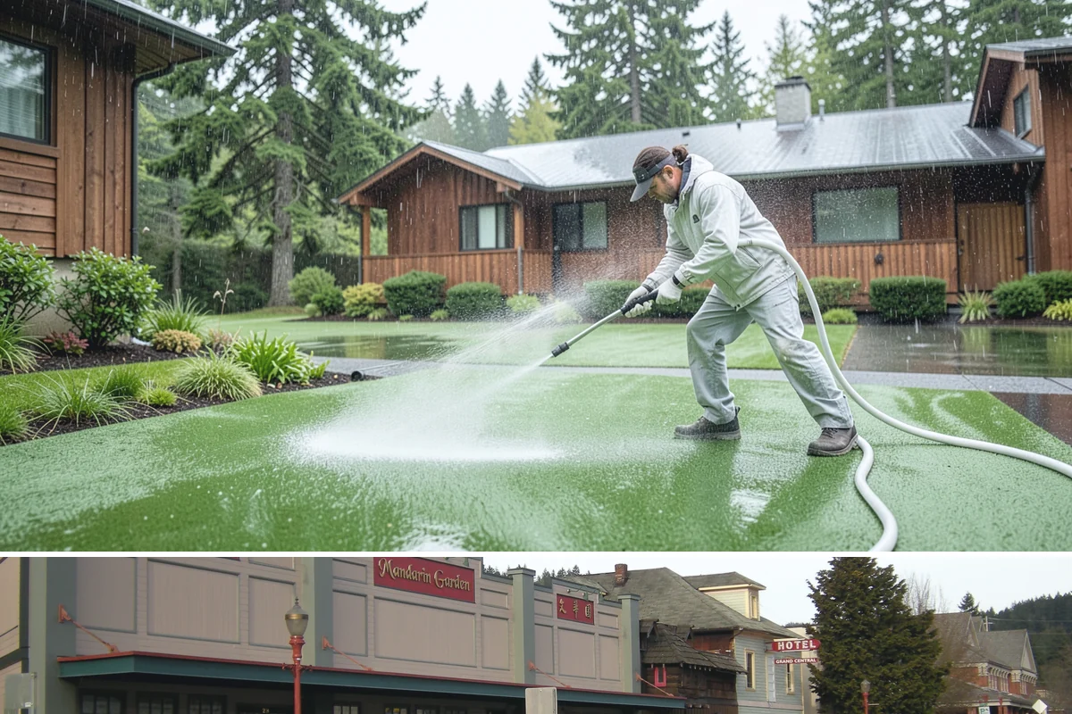 Deck Mildew Removal in Issaquah, King County, WA - Remove deck mildew in late spring and again in fall to stay ahead of damp conditions.