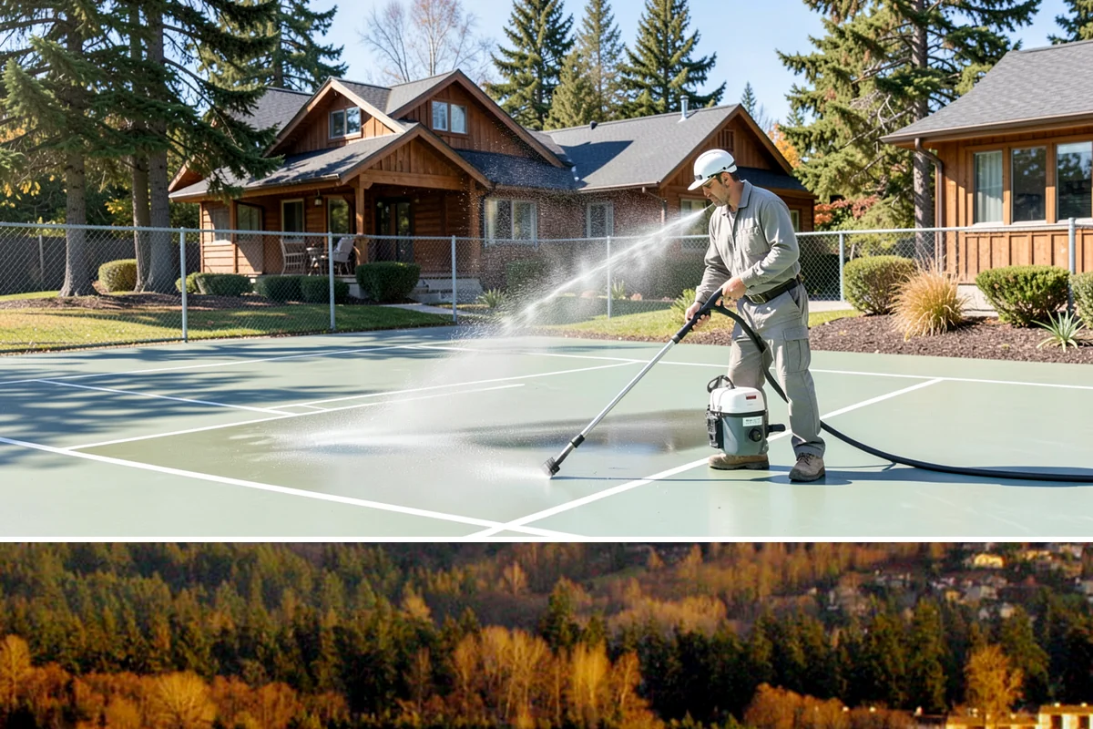 Deck Mildew Removal in Kenmore, King County, WA - Remove deck mildew in late spring and again in fall to stay ahead of damp conditions.