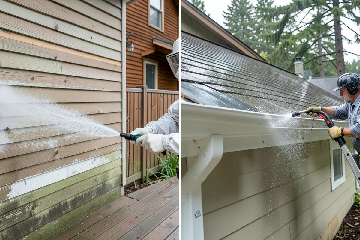 Deck Mildew Removal in Lakewood, Pierce County, WA - Apply a mildew-killing treatment to the boards