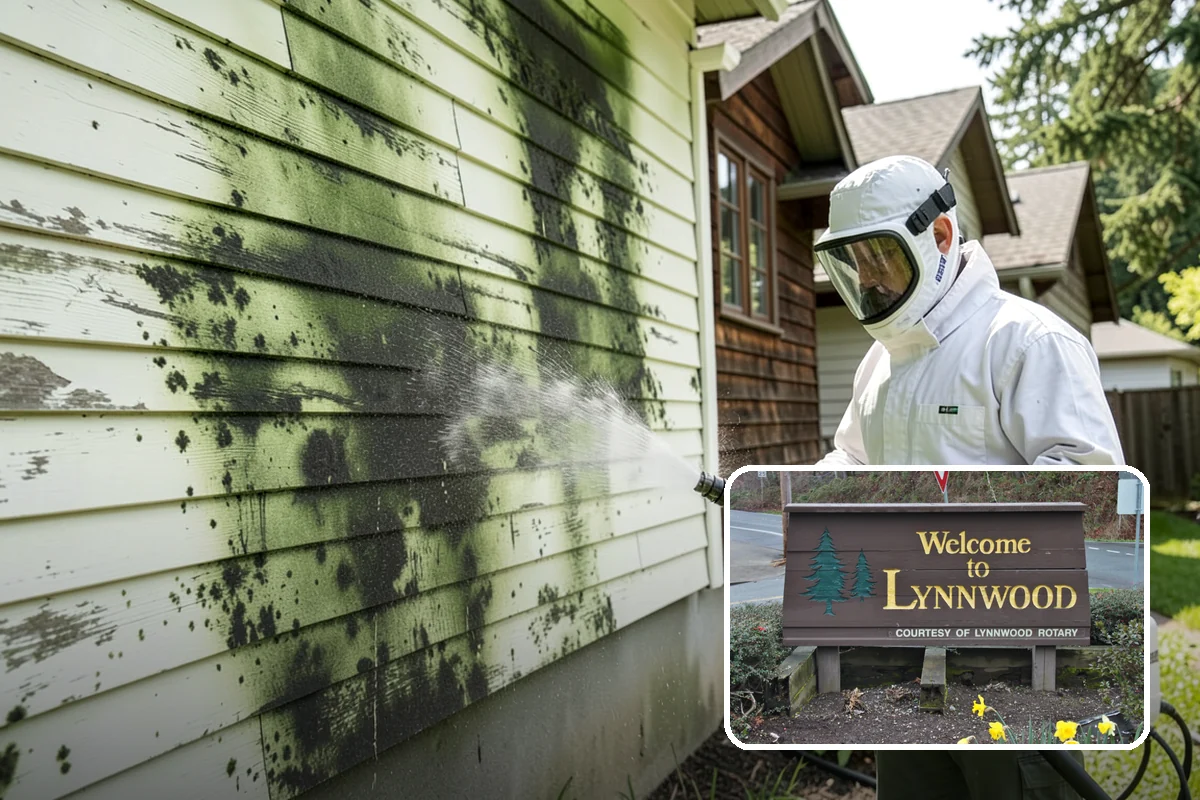 Deck Mildew Removal in Lynnwood, Snohomish County, WA - Kills mildew at the source, not just the film