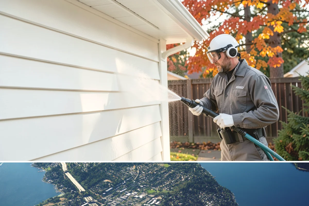 Deck Mildew Removal in Mercer Island, King County, WA - Remove deck mildew in late spring and again in fall to stay ahead of damp conditions.