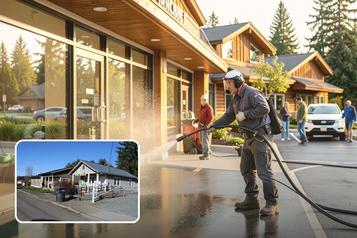 Deck Mildew Removal in South Prairie, Pierce County, WA - Kills mildew at the source, not just the film