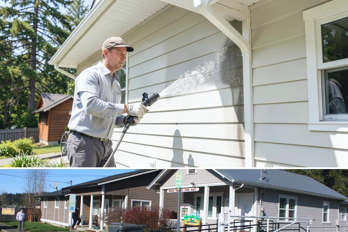Deck Mildew Removal in South Prairie, Pierce County, WA - Remove deck mildew in late spring and again in fall to stay ahead of damp conditions.
