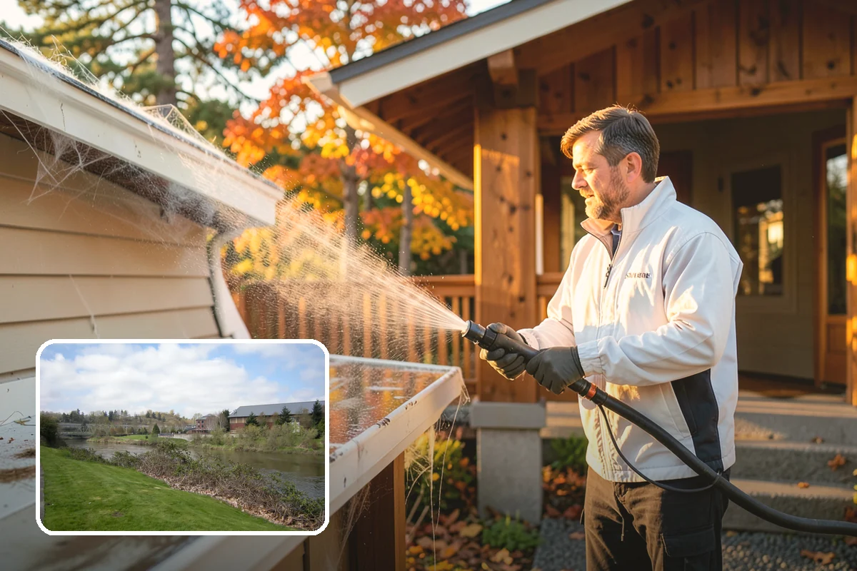 Deck Mildew Removal in Tukwila, King County, WA - Kills mildew at the source, not just the film