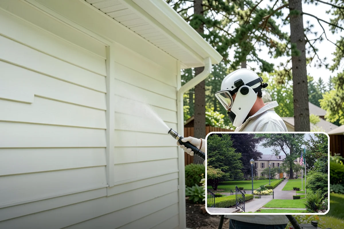 Deck Mildew Removal in Woodinville, King County, WA - Kills mildew at the source, not just the film