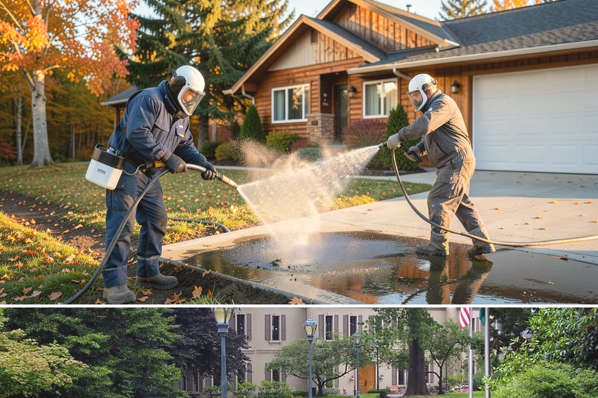 Deck Mildew Removal in Woodinville, King County, WA - Remove deck mildew in late spring and again in fall to stay ahead of damp conditions.