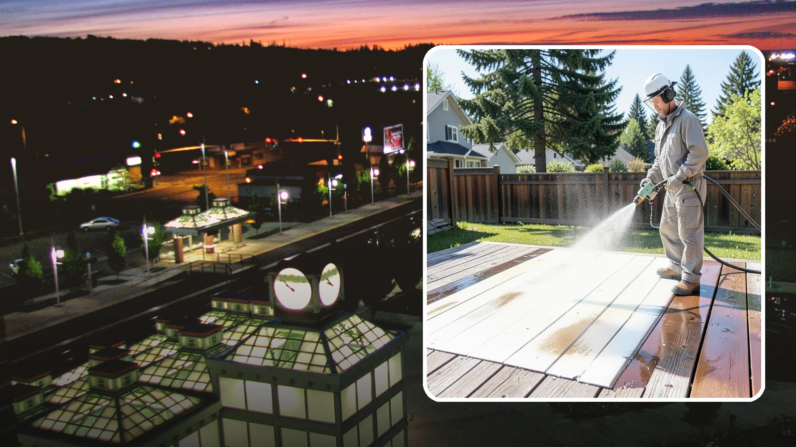 Deck Paint Removal in Auburn, King County, WA - Remove failing deck paint to expose sound wood for a proper refinish or restain.