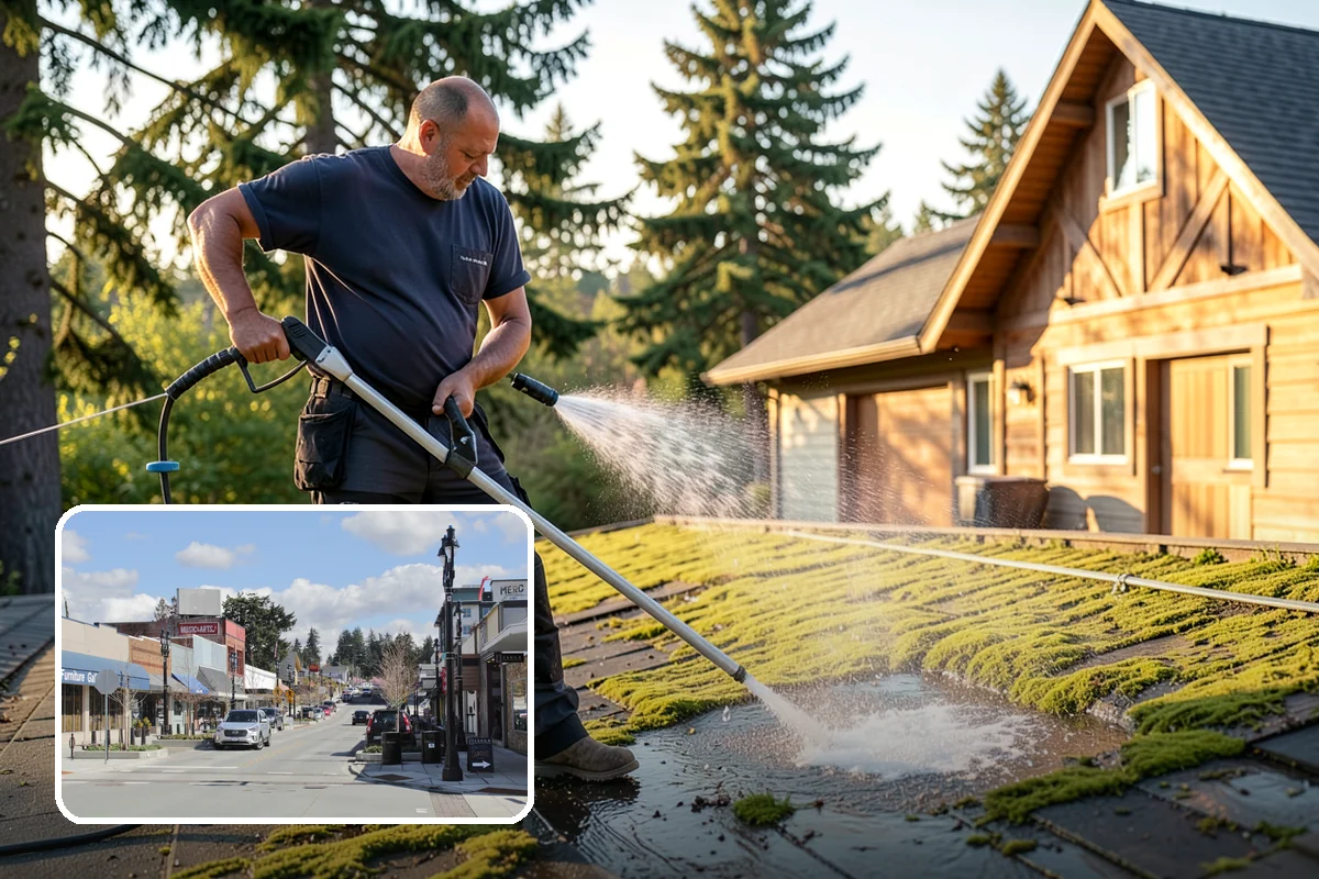 Deck Paint Removal in Bothell, King County, WA - Removes peeling deck paint to sound wood