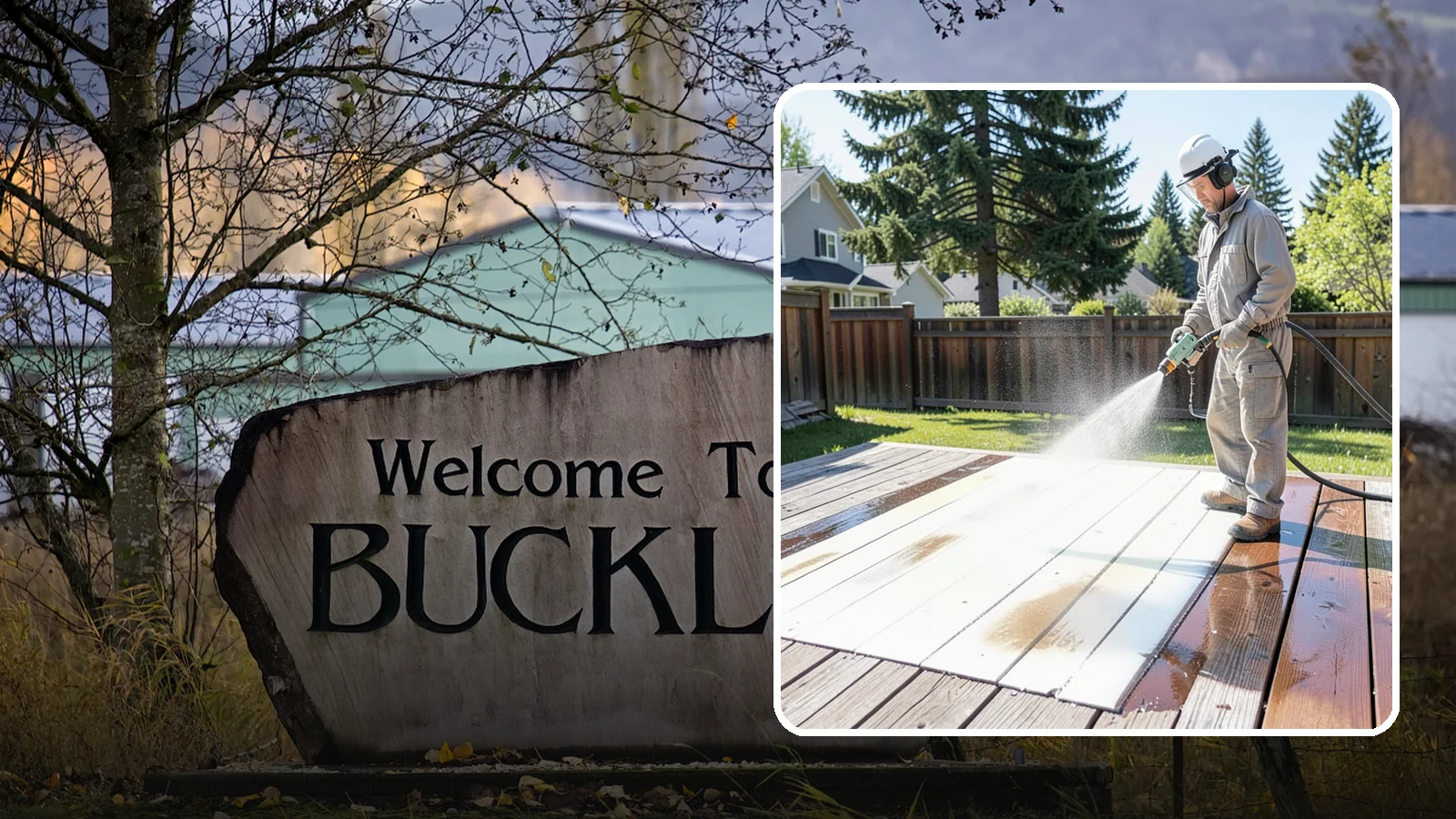 Deck Paint Removal in Buckley, Pierce County, WA - Remove failing deck paint to expose sound wood for a proper refinish or restain.