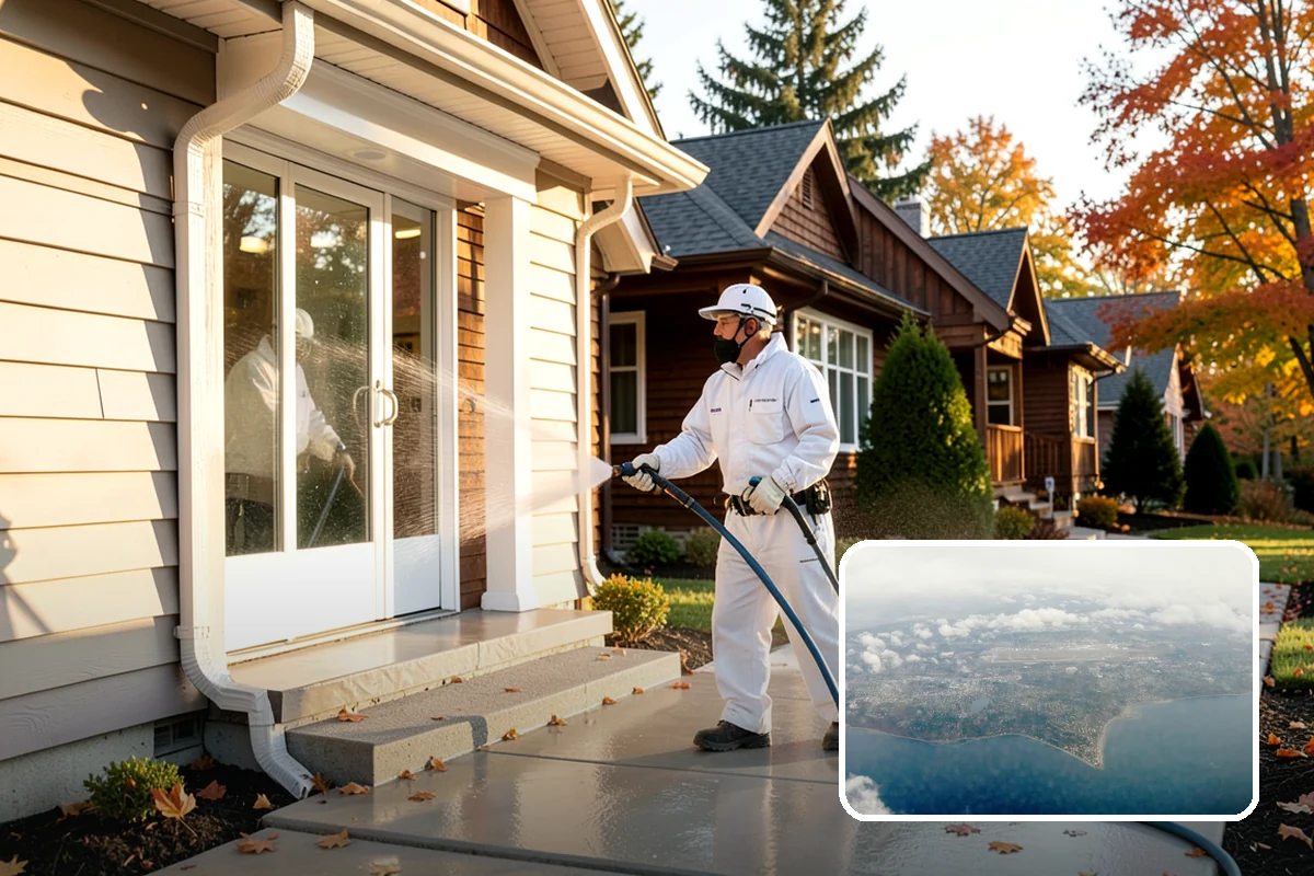 Deck Paint Removal in Burien, King County, WA - Removes peeling deck paint to sound wood