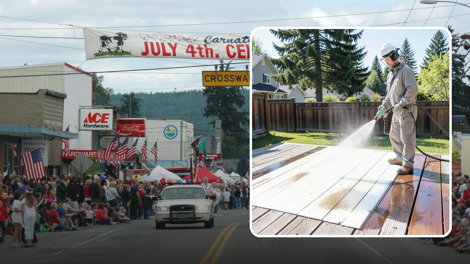 Deck Paint Removal in Carnation, King County, WA - Remove failing deck paint to expose sound wood for a proper refinish or restain.