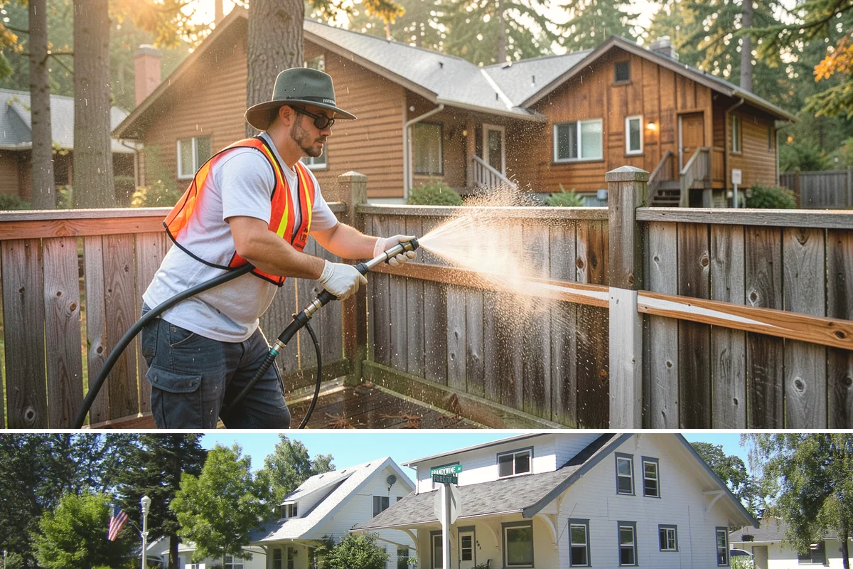 Deck Paint Removal in DuPont, Pierce County, WA - Remove deck paint during dry summer weeks so the wood cures before refinishing.