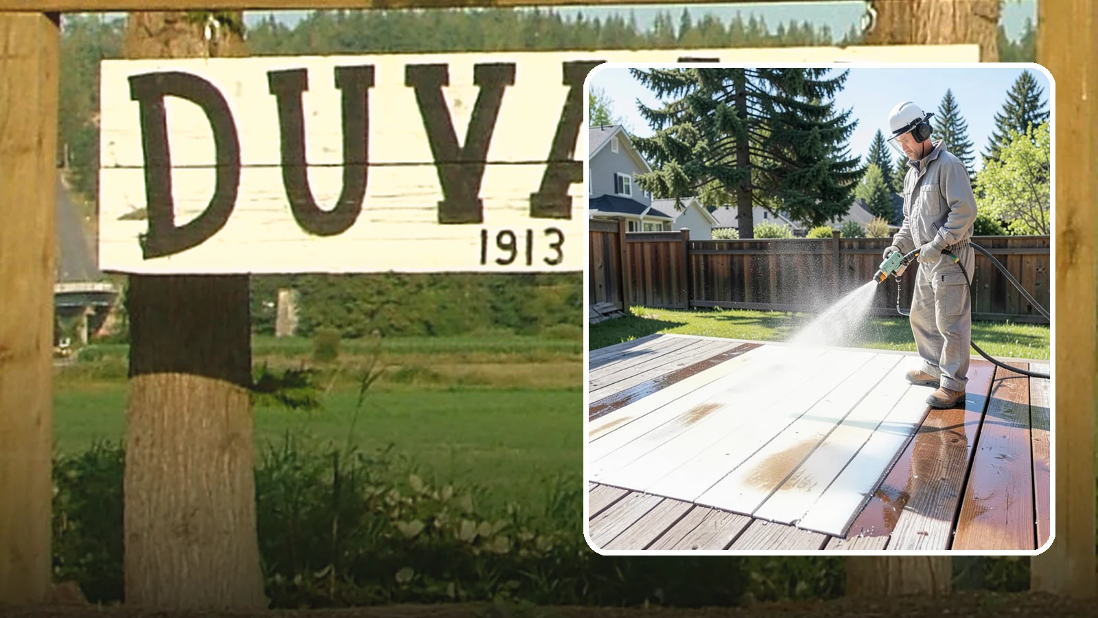 Deck Paint Removal in Duvall, King County, WA - Remove failing deck paint to expose sound wood for a proper refinish or restain.