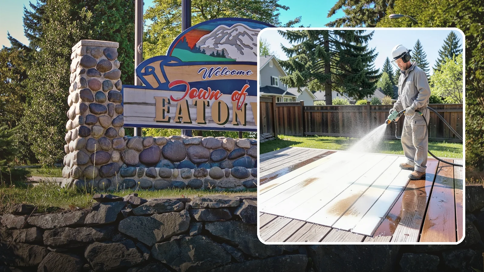 Deck Paint Removal in Eatonville, Pierce County, WA - Remove failing deck paint to expose sound wood for a proper refinish or restain.