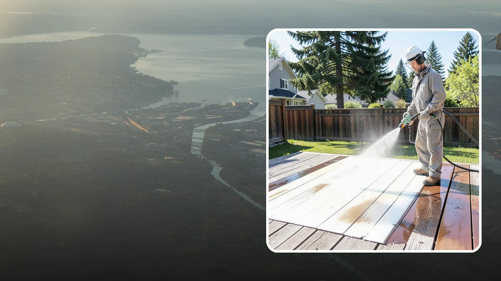 Deck Paint Removal in Fife, Pierce County, WA - Remove failing deck paint to expose sound wood for a proper refinish or restain.