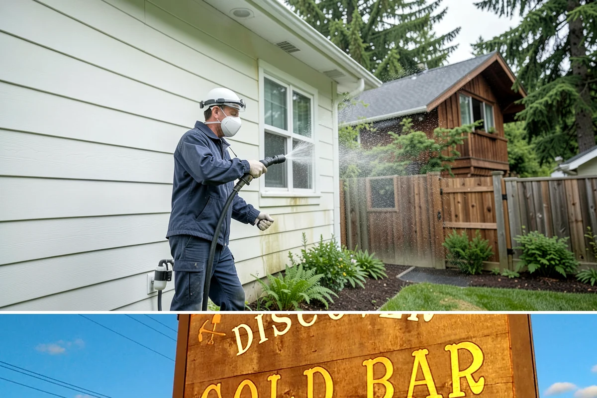 Deck Paint Removal in Gold Bar, Snohomish County, WA - Remove deck paint during dry summer weeks so the wood cures before refinishing.