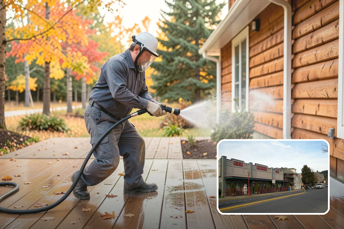 Deck Paint Removal in Issaquah, King County, WA - Removes peeling deck paint to sound wood