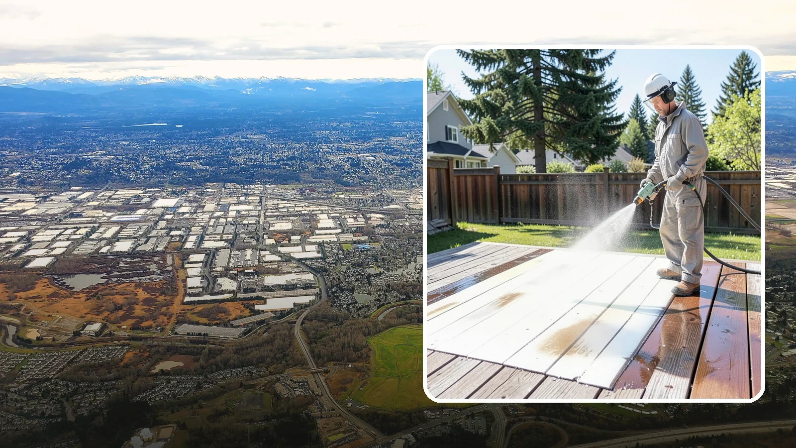 Deck Paint Removal in Kent, King County, WA - Remove failing deck paint to expose sound wood for a proper refinish or restain.