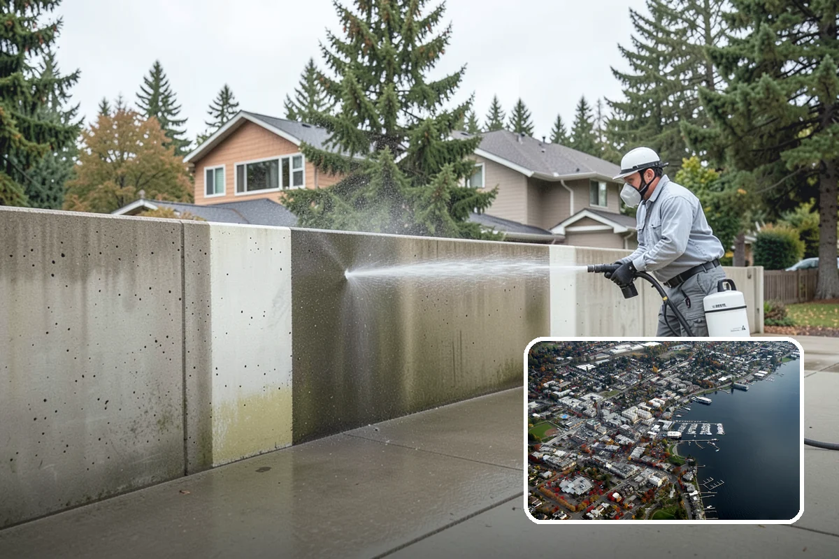 Deck Paint Removal in Kirkland, King County, WA - Removes peeling deck paint to sound wood