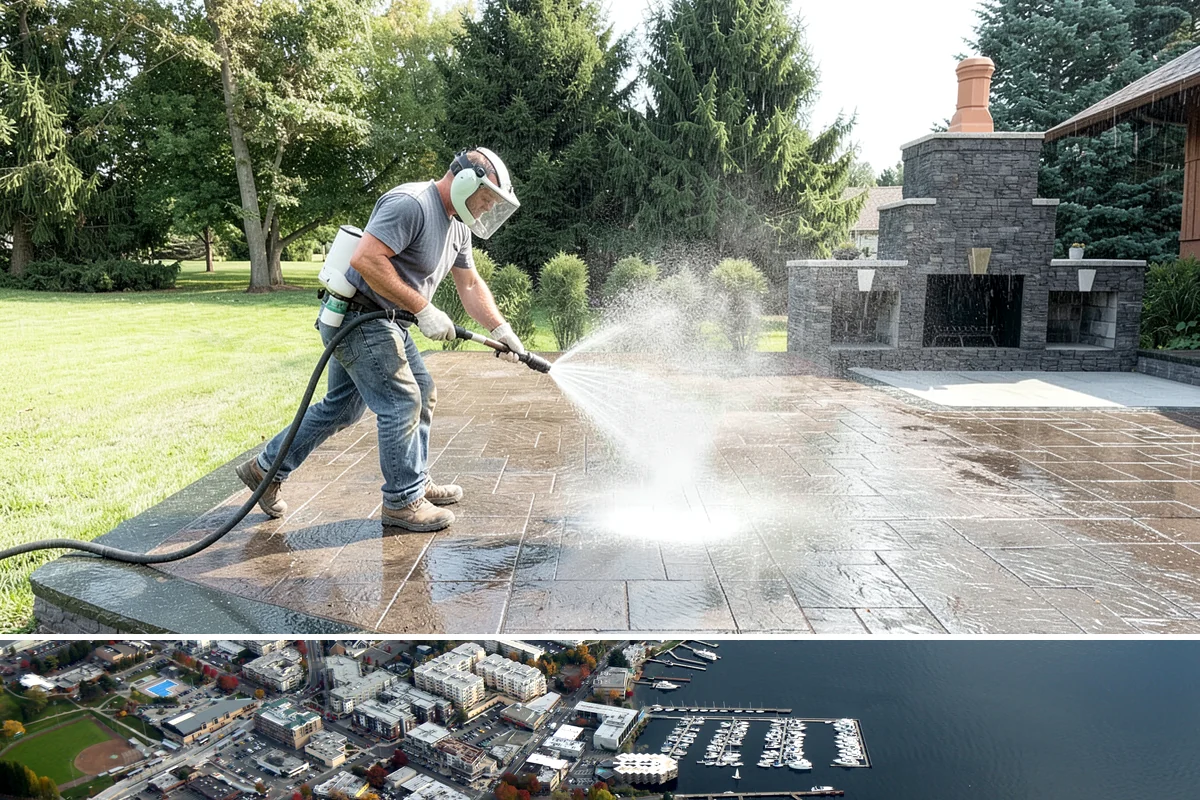 Deck Paint Removal in Kirkland, King County, WA - Remove deck paint during dry summer weeks so the wood cures before refinishing.