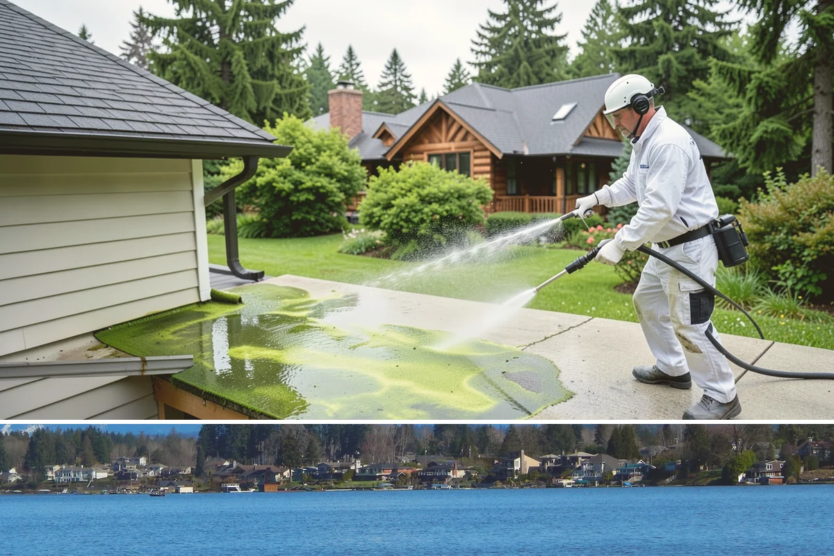 Deck Paint Removal in Lake Stevens, Snohomish County, WA - Remove deck paint during dry summer weeks so the wood cures before refinishing.