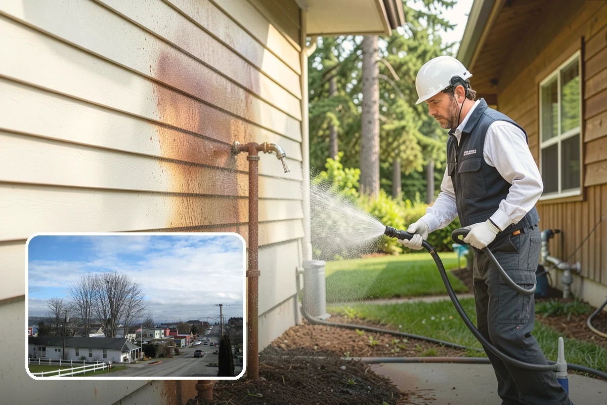 Deck Paint Removal in Langley, Island County, WA - Removes peeling deck paint to sound wood