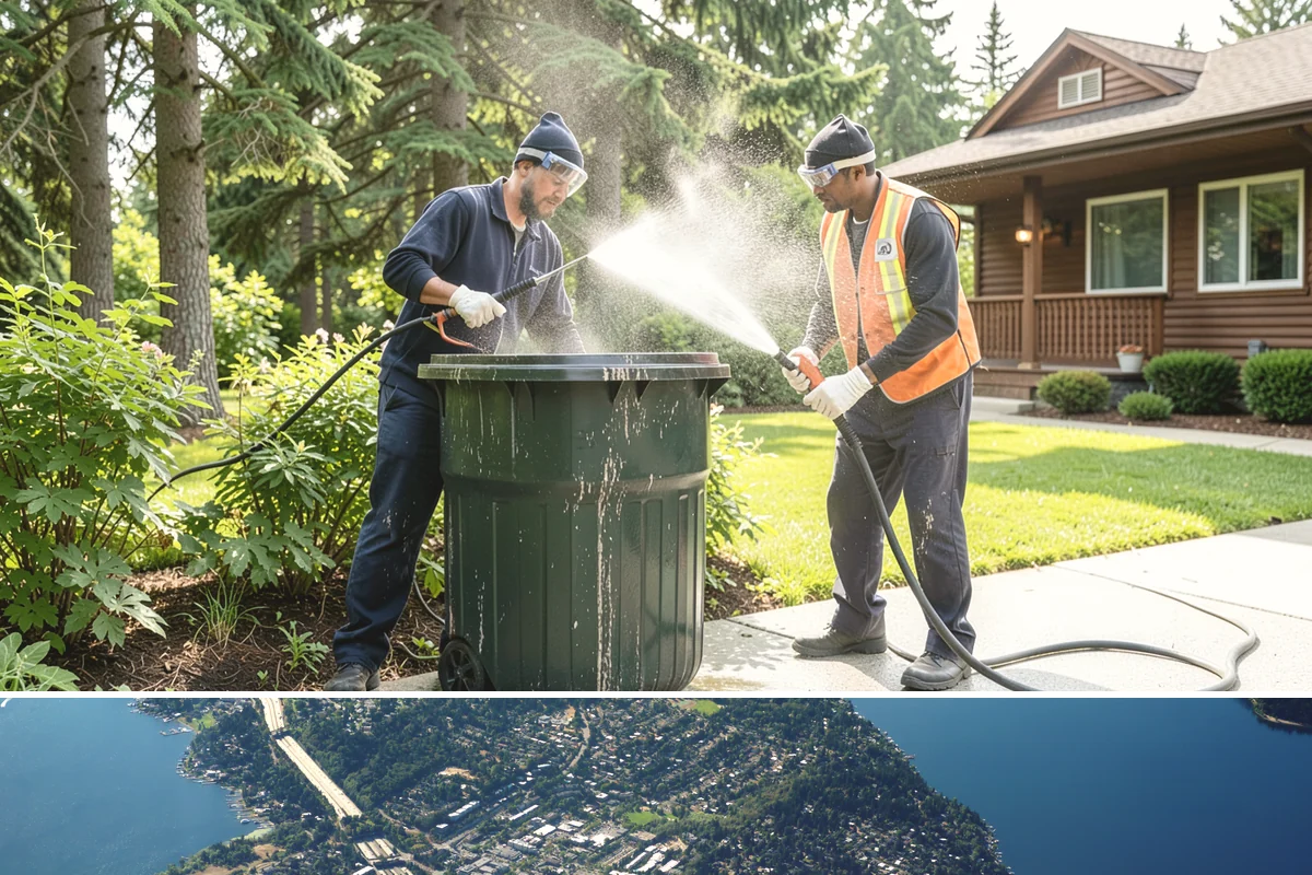 Deck Paint Removal in Mercer Island, King County, WA - Remove deck paint during dry summer weeks so the wood cures before refinishing.