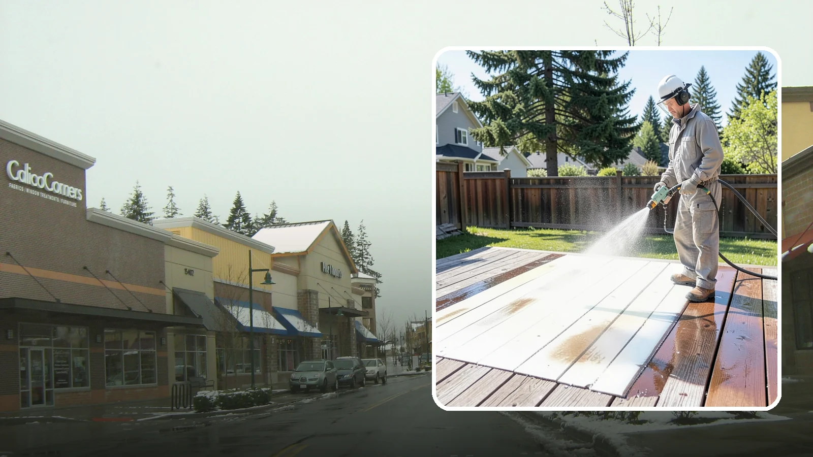 Deck Paint Removal in Mill Creek, Snohomish County, WA - Remove failing deck paint to expose sound wood for a proper refinish or restain.
