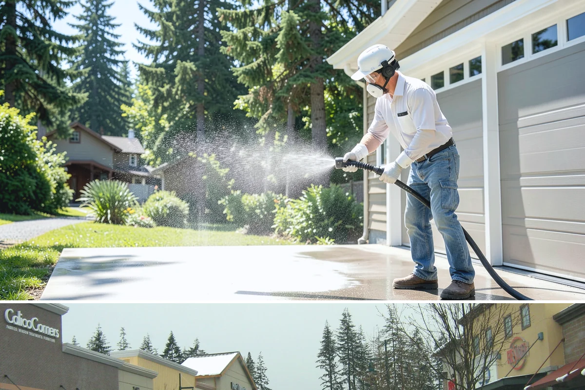 Deck Paint Removal in Mill Creek, Snohomish County, WA - Remove deck paint during dry summer weeks so the wood cures before refinishing.