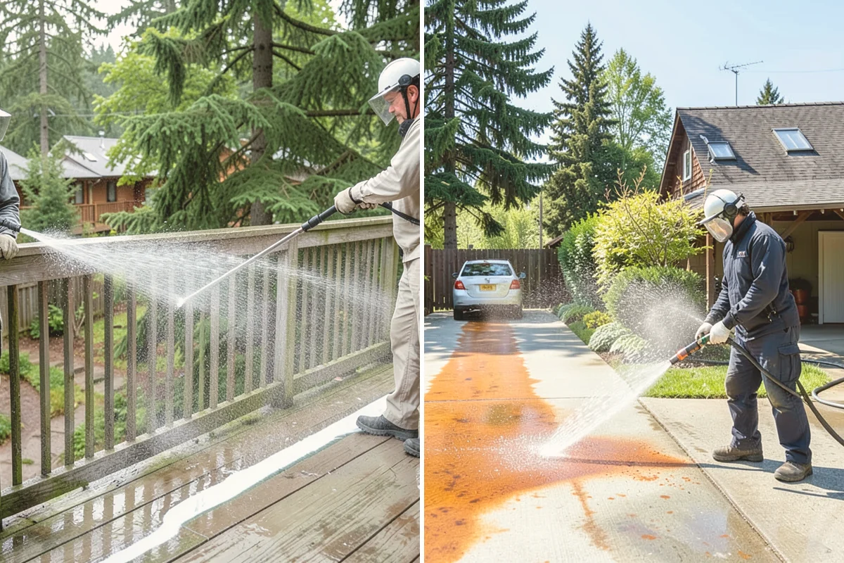 Deck Paint Removal in Milton, King County, WA - Apply a paint remover suited to the coating