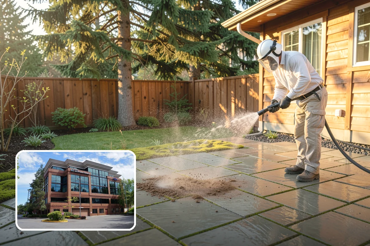 Deck Paint Removal in Mountlake Terrace, Snohomish County, WA - Removes peeling deck paint to sound wood