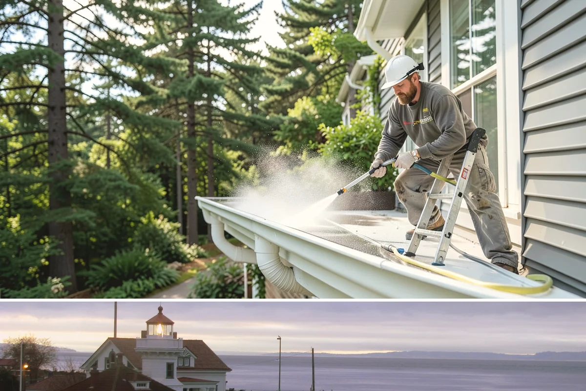 Deck Paint Removal in Mukilteo, Snohomish County, WA - Remove deck paint during dry summer weeks so the wood cures before refinishing.