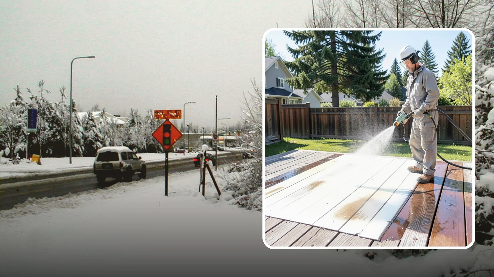 Deck Paint Removal in Newcastle, King County, WA - Remove failing deck paint to expose sound wood for a proper refinish or restain.