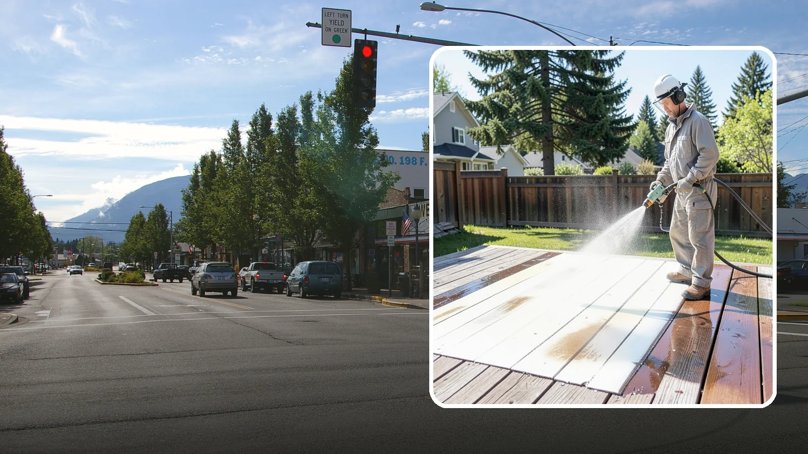 Deck Paint Removal in North Bend, King County, WA - Remove failing deck paint to expose sound wood for a proper refinish or restain.