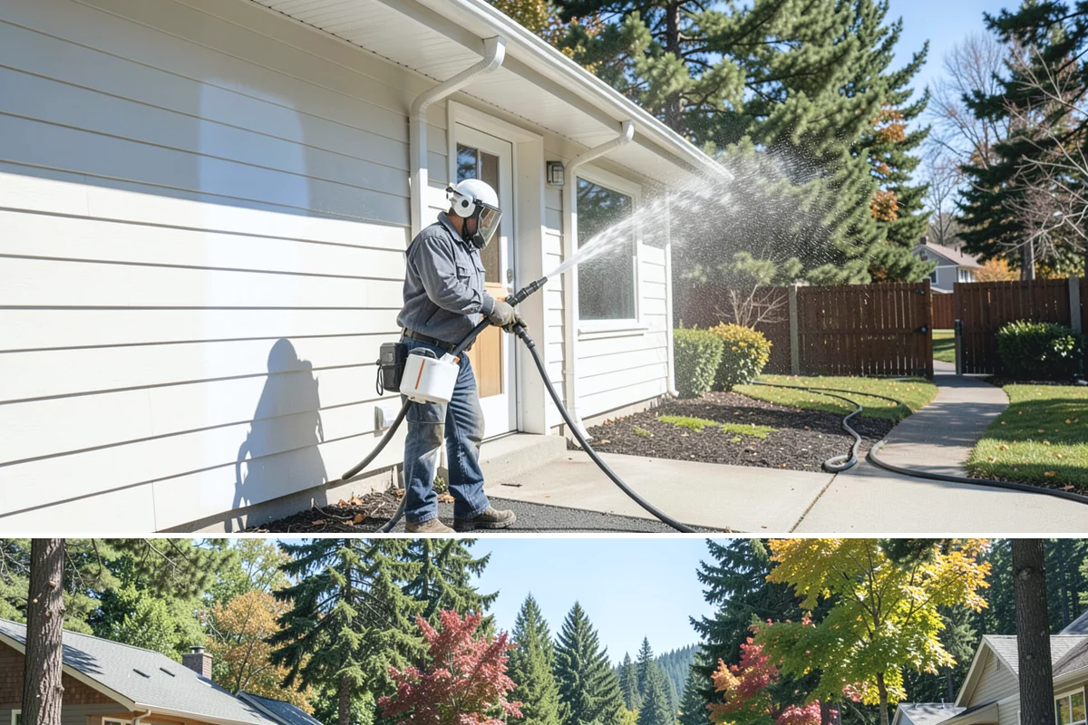 Deck Paint Removal in Orting, Pierce County, WA - Remove deck paint during dry summer weeks so the wood cures before refinishing.