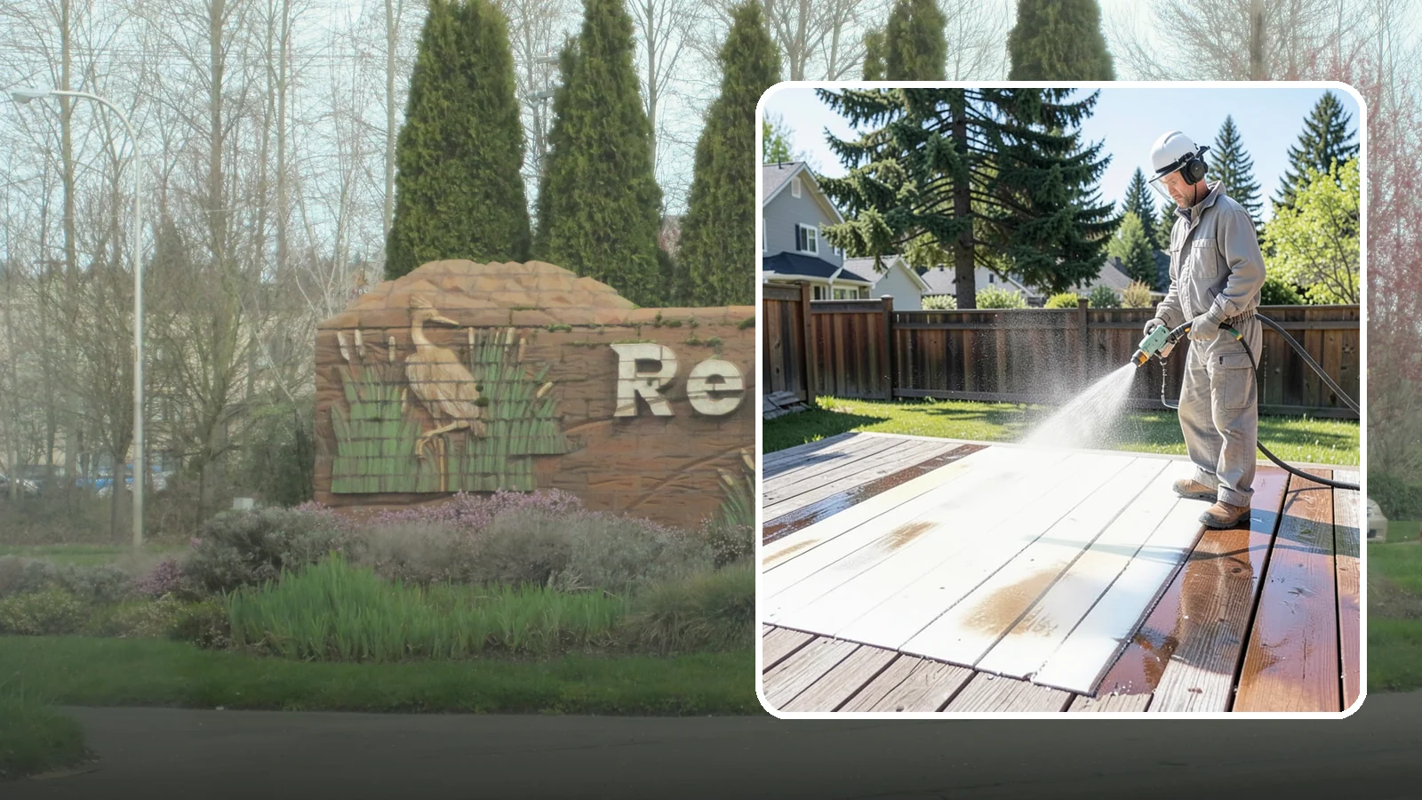 Deck Paint Removal in Renton, King County, WA - Remove failing deck paint to expose sound wood for a proper refinish or restain.