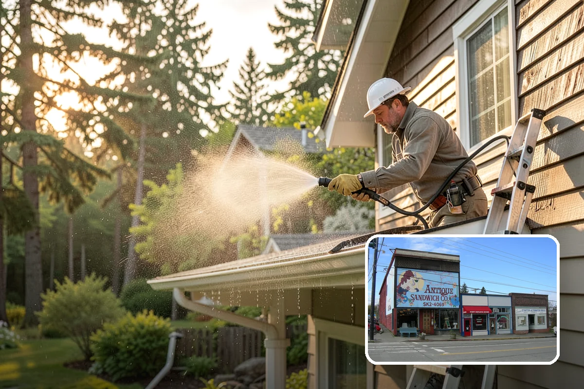 Deck Paint Removal in Ruston, Pierce County, WA - Removes peeling deck paint to sound wood