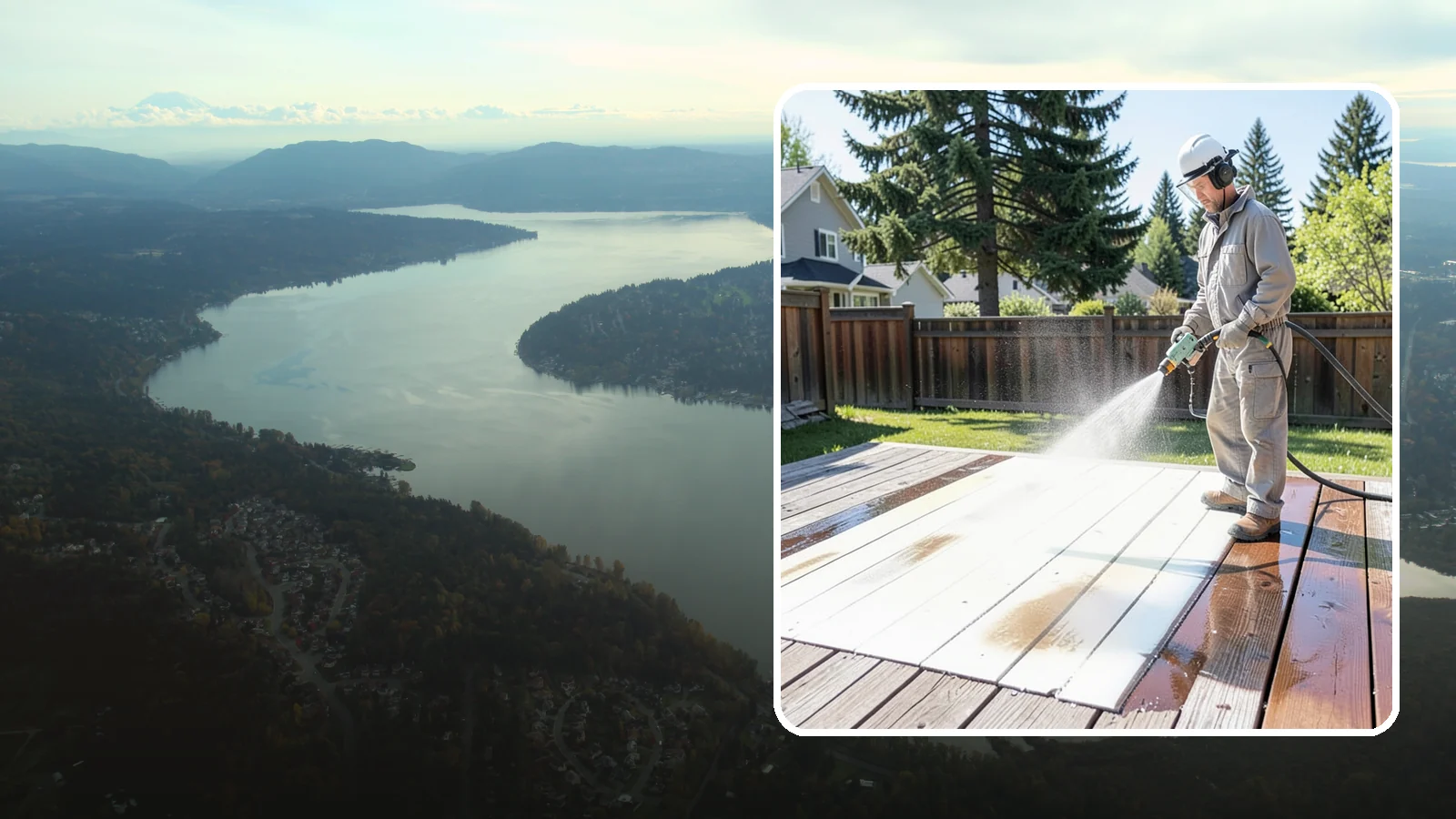 Deck Paint Removal in Sammamish, King County, WA - Remove failing deck paint to expose sound wood for a proper refinish or restain.