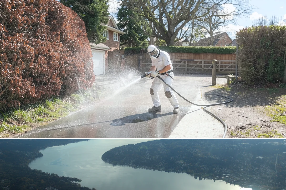 Deck Paint Removal in Sammamish, King County, WA - Remove deck paint during dry summer weeks so the wood cures before refinishing.