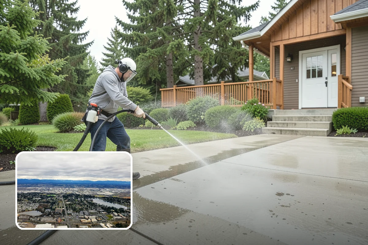 Deck Paint Removal in SeaTac, King County, WA - Removes peeling deck paint to sound wood