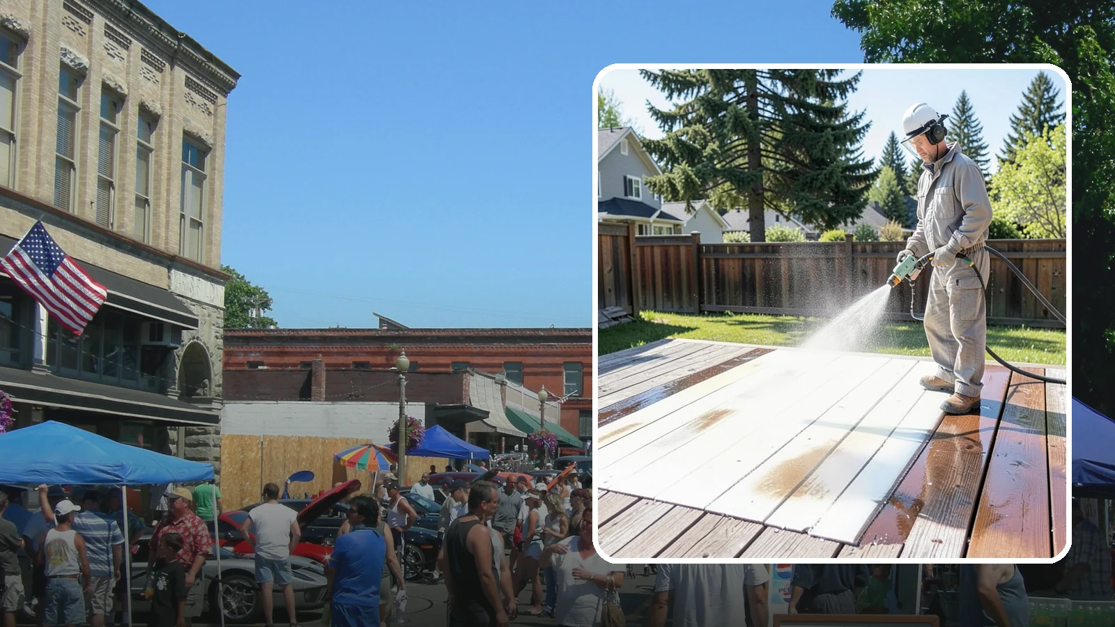 Deck Paint Removal in Snohomish, Snohomish County, WA - Remove failing deck paint to expose sound wood for a proper refinish or restain.