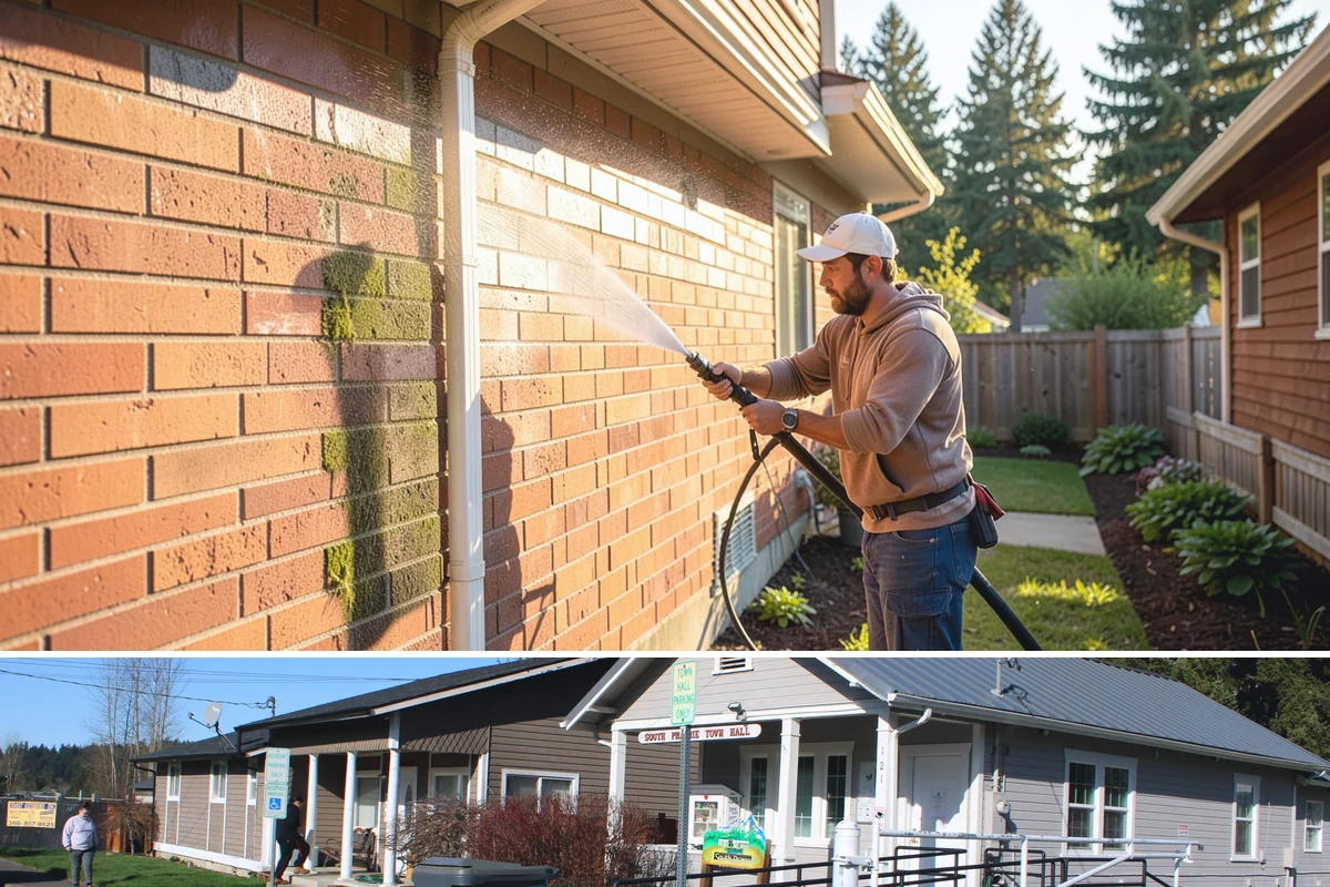 Deck Paint Removal in South Prairie, Pierce County, WA - Remove deck paint during dry summer weeks so the wood cures before refinishing.