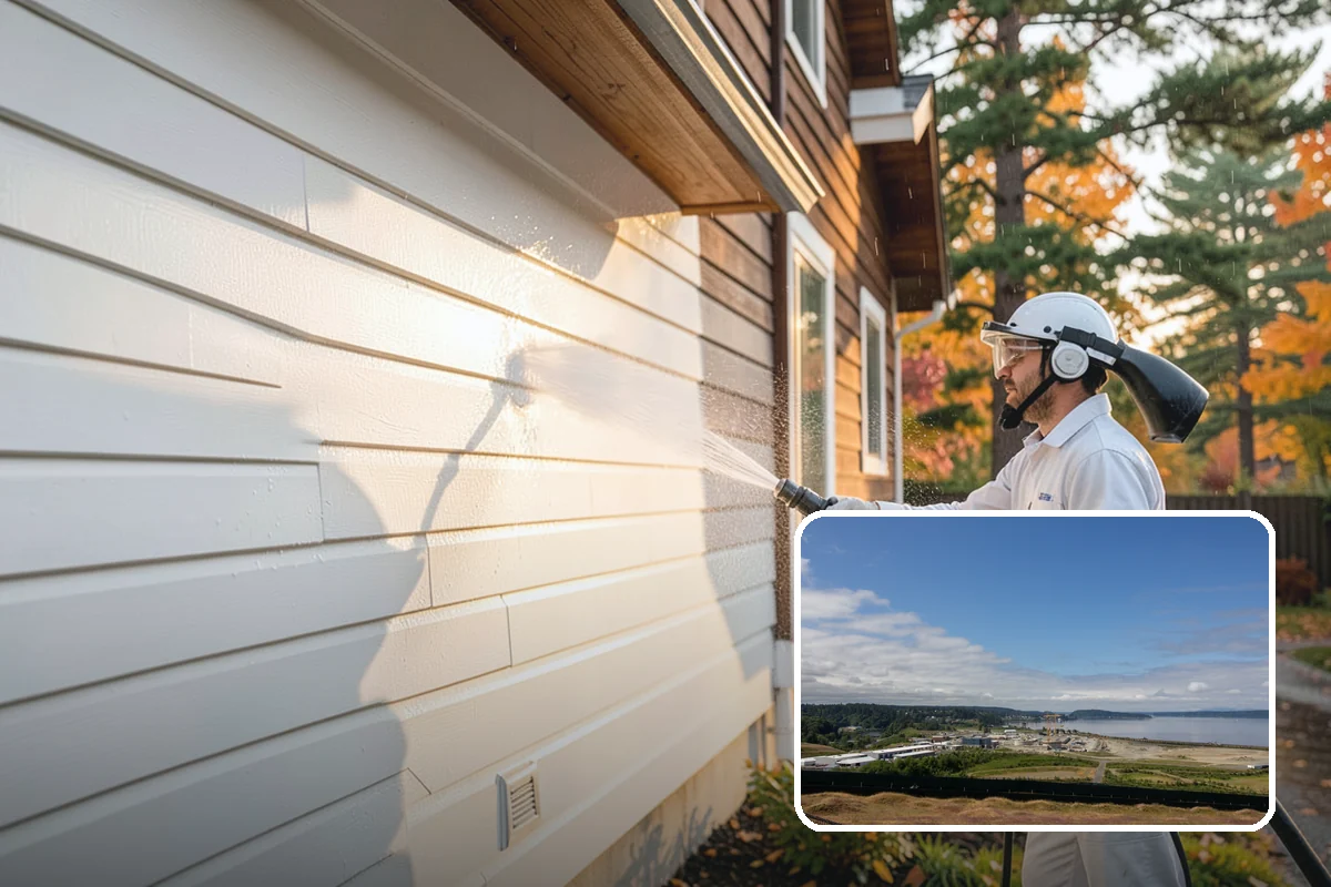 Deck Paint Removal in University Place, Pierce County, WA - Removes peeling deck paint to sound wood