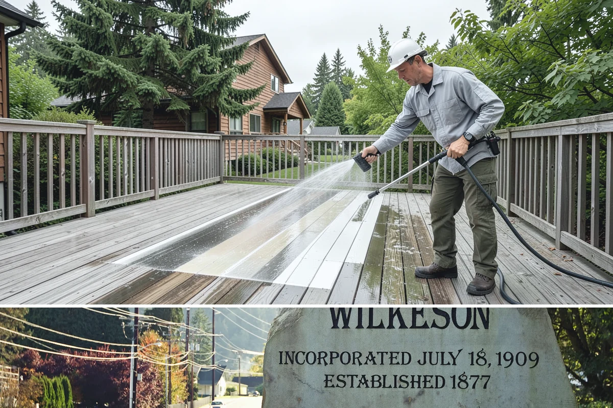 Deck Paint Removal in Wilkeson, Pierce County, WA - Remove deck paint during dry summer weeks so the wood cures before refinishing.