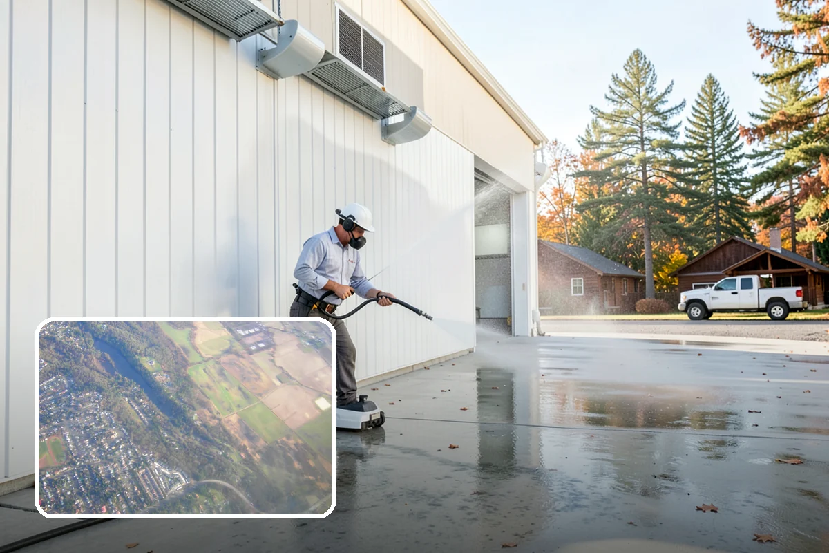 Deck Railing Cleaning in Algona, King County, WA - Cleans balusters, caps, and joints thoroughly