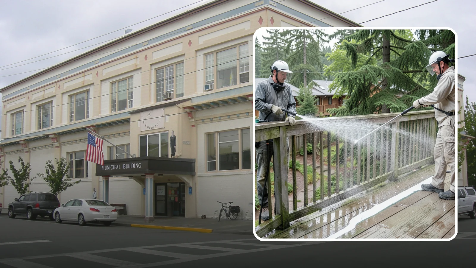 Deck Railing Cleaning in Anacortes, Skagit County, WA - Detail-clean deck railings, balusters, and caps where grime and algae cling out of reach.